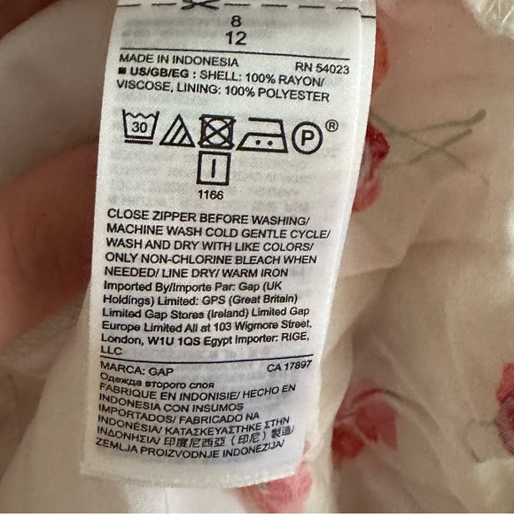 GAP Poppy Print Dress - Size 8 (runs smaller) - Picture 5 of 6